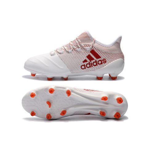 fodboldstøvler Adidas X 17.1 FG - Hvid Rød_9.jpg